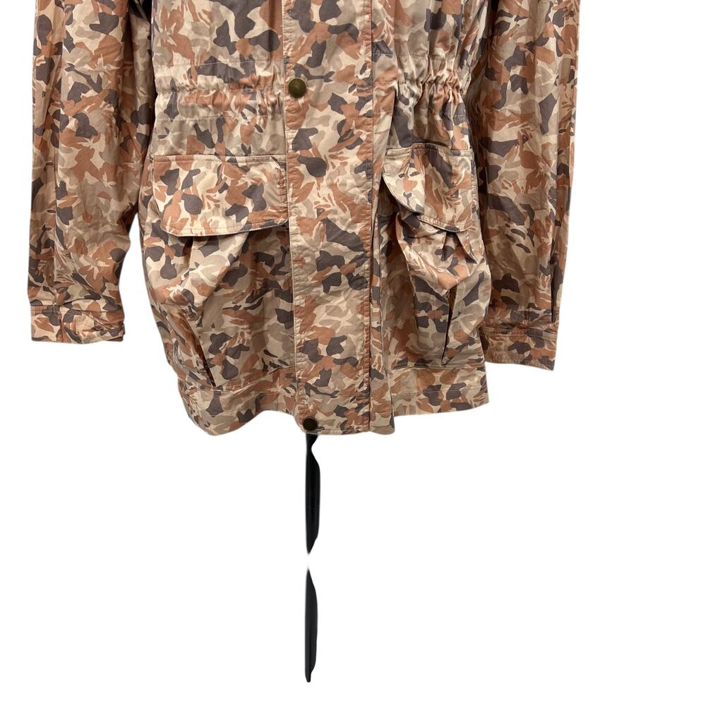 The Upside Henley Rover Utility Jacket Organic Cotton Printed Camo Size‎ L US 10 - Picture 7 of 16